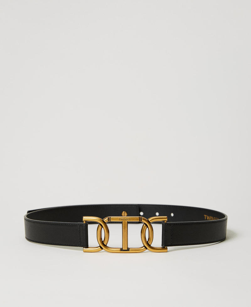 Belt with Oval T chain