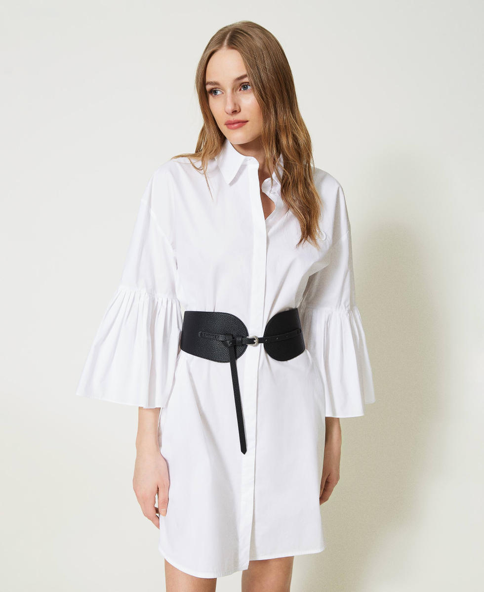 Cintura bustier stondata Nero Donna 231TA450A_00006_S0