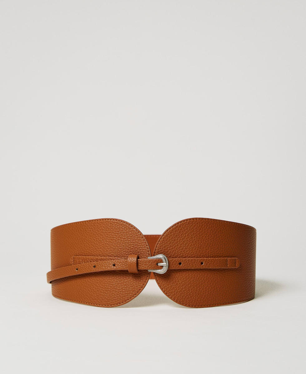 Rounded bustier belt