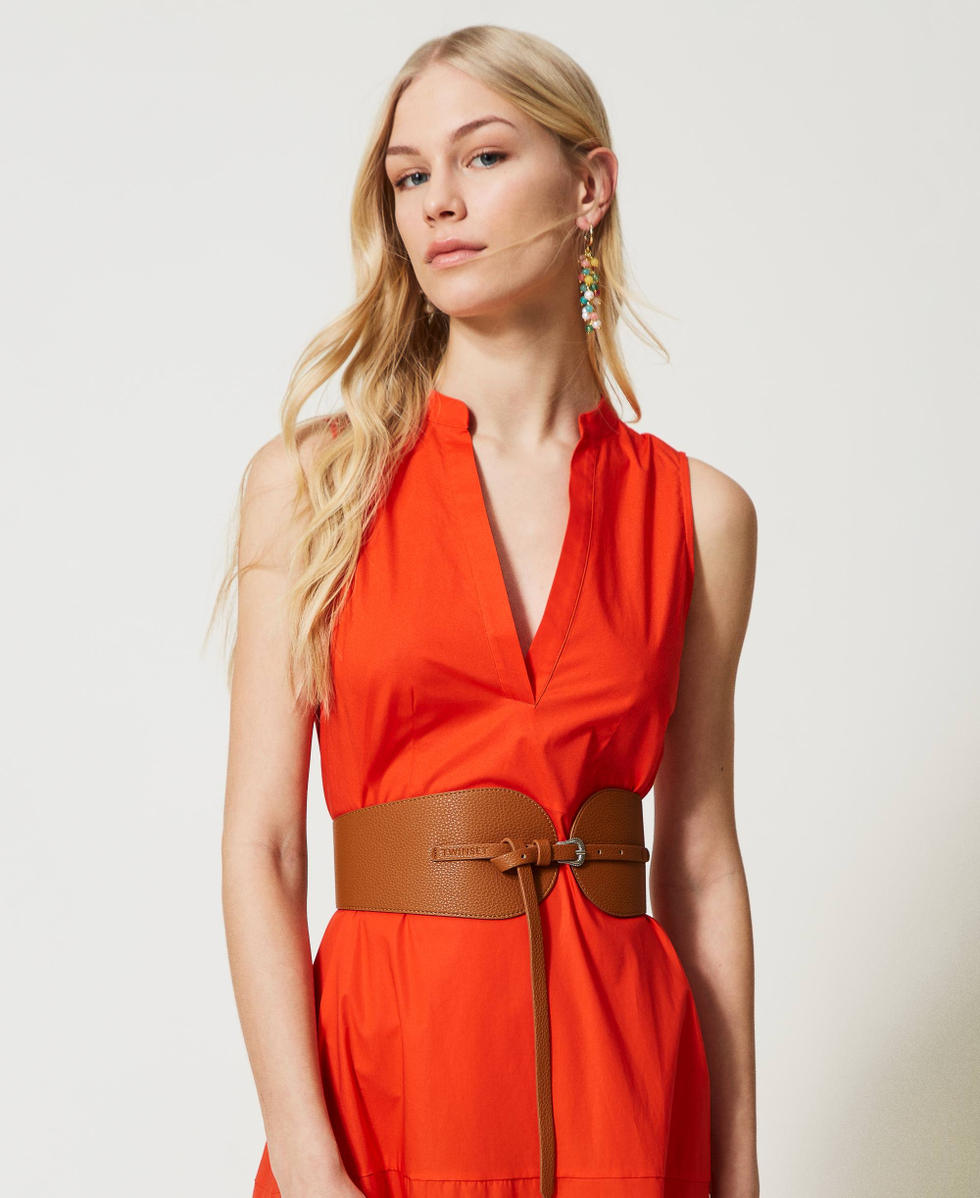 Rounded bustier belt