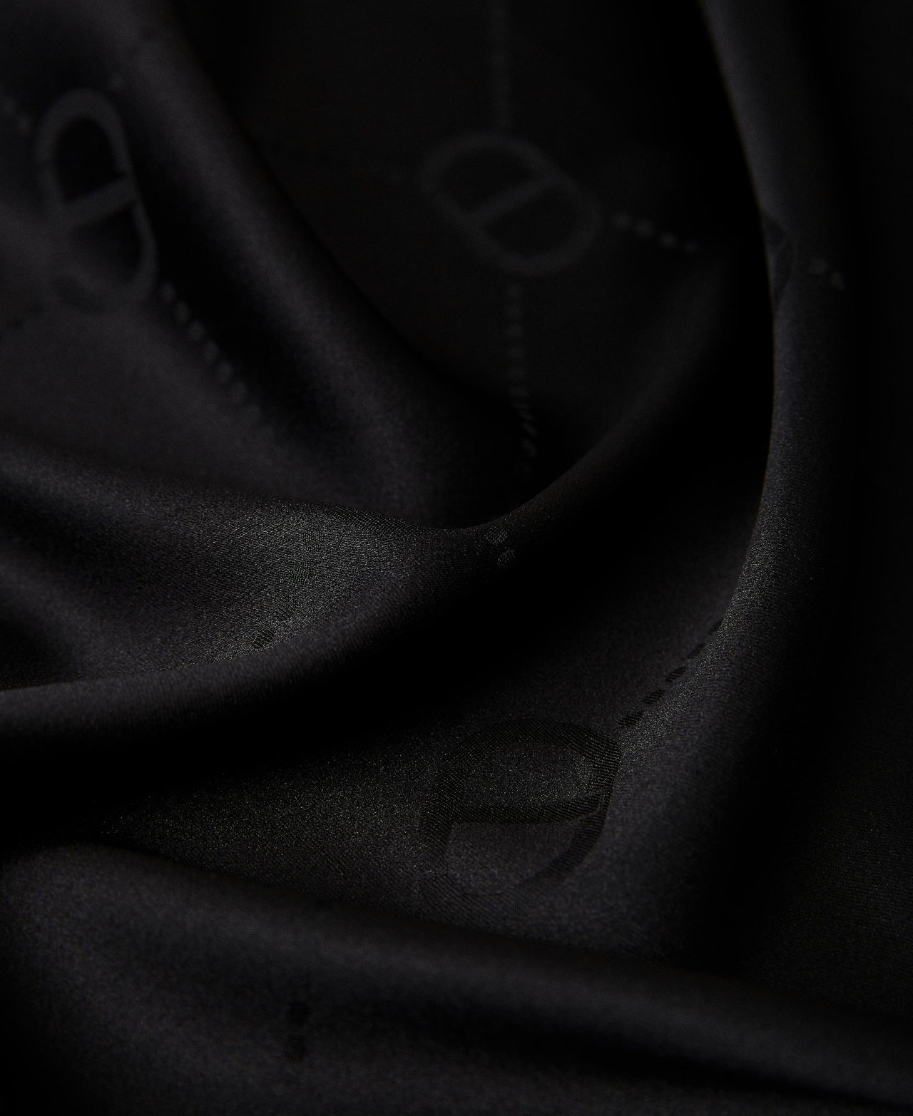 Stole with jacquard Oval T