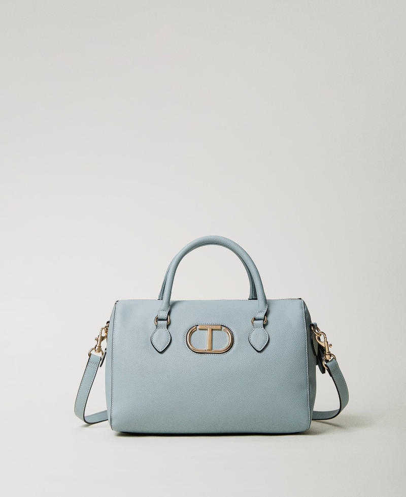 Borsa bauletto con Oval T
