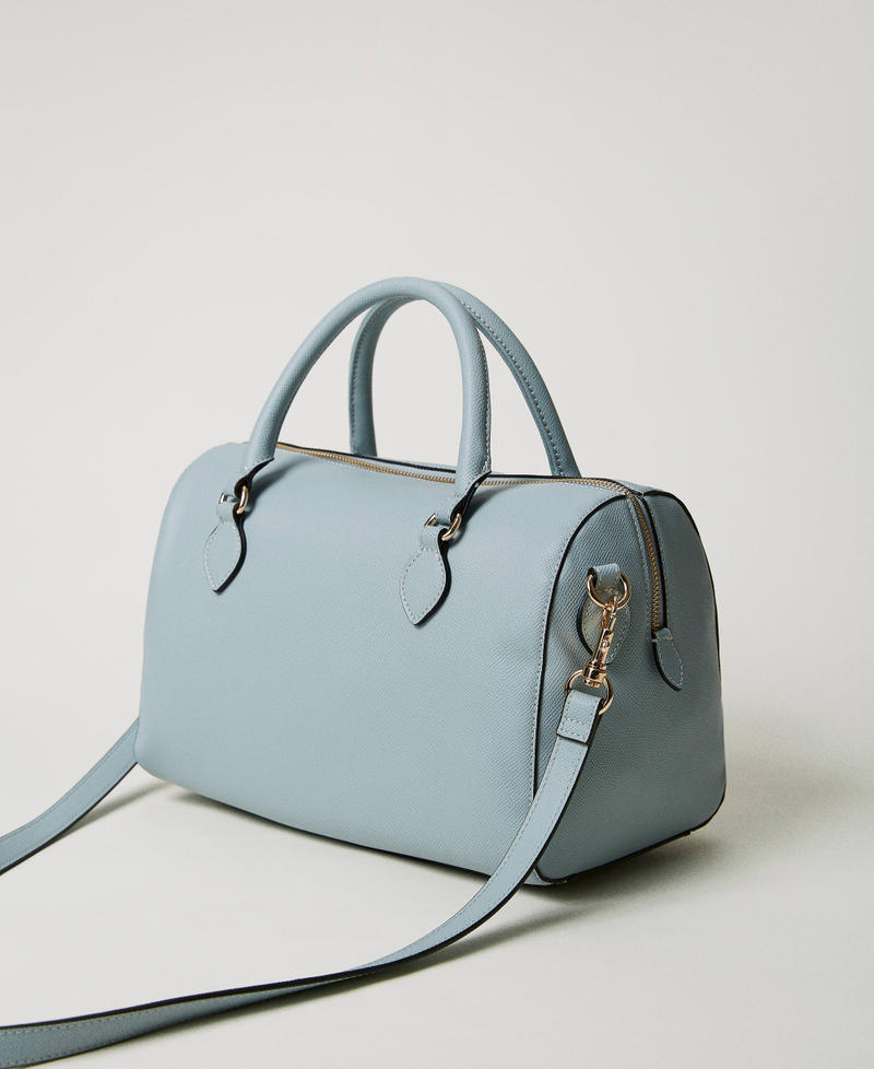 Borsa bauletto con Oval T