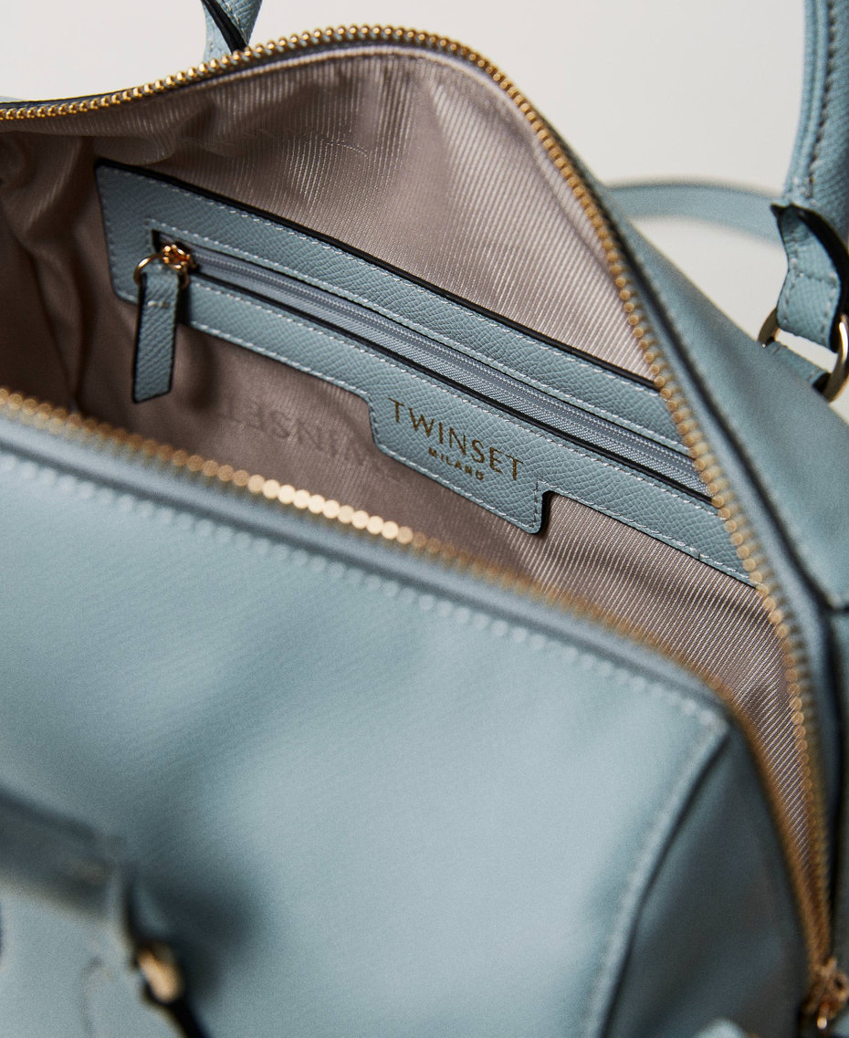 Borsa bauletto con Oval T