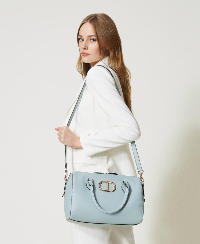 Borsa bauletto con Oval T