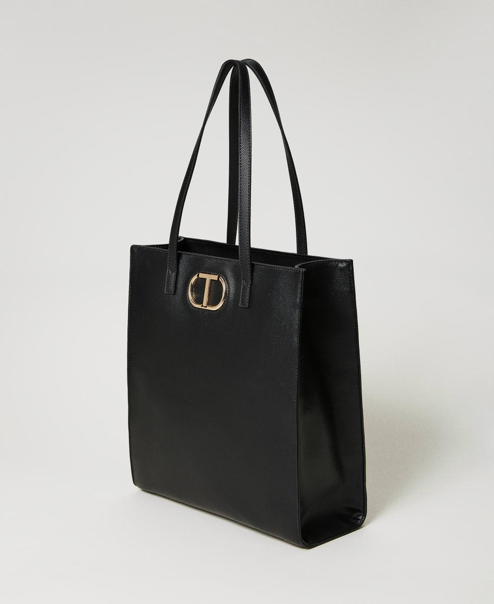 Borsa shopper &lsquo;Kus&rsquo; con Oval T