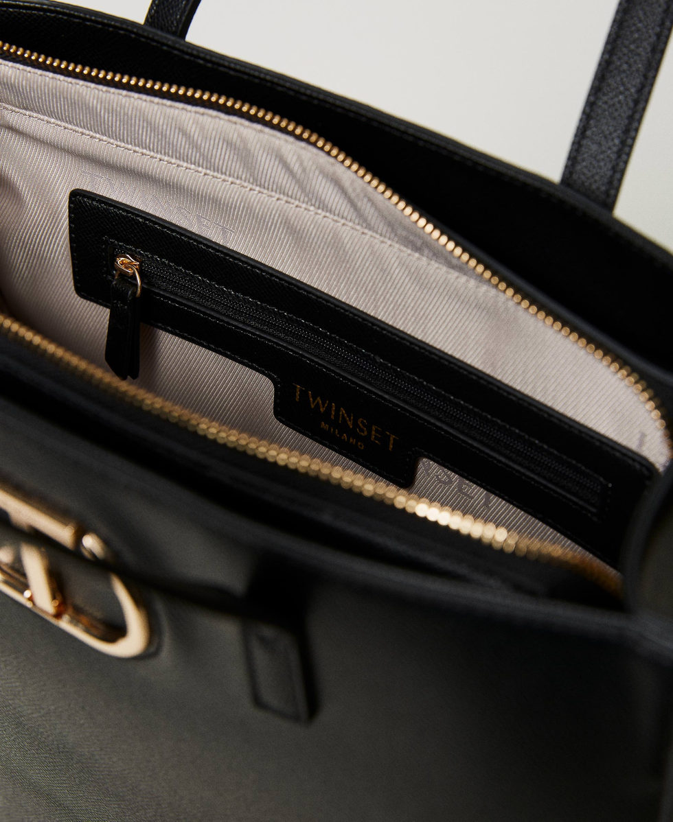 Borsa shopper &lsquo;Kus&rsquo; con Oval T