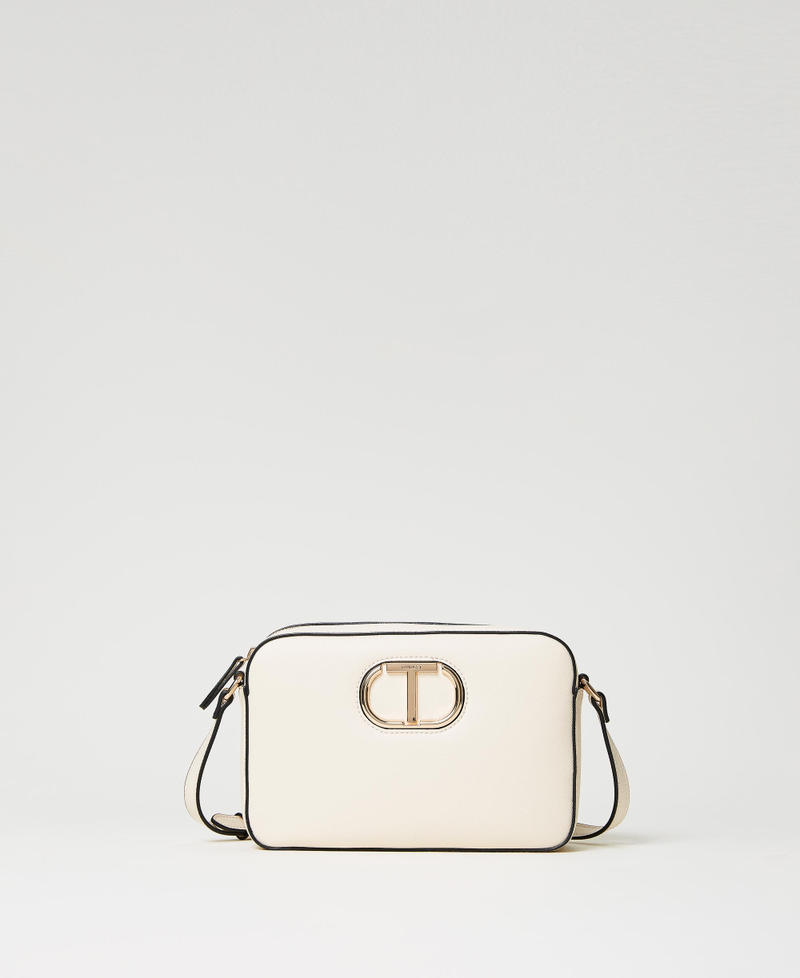 Borsa a tracolla con Oval T Avorio Donna 231TB7053_00018_01