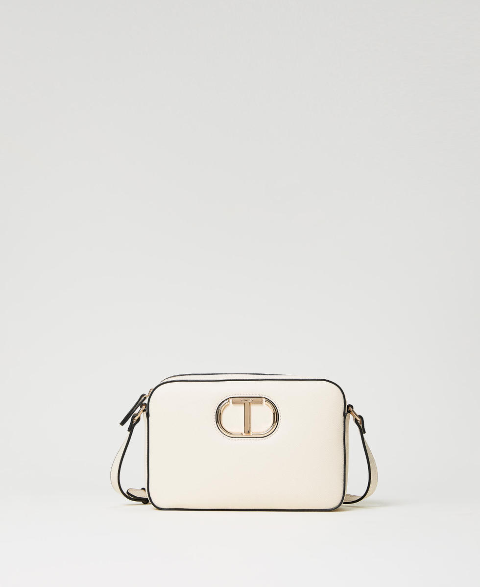 Bolso bandolera con Oval T Mujer Blanco TWINSET Milano