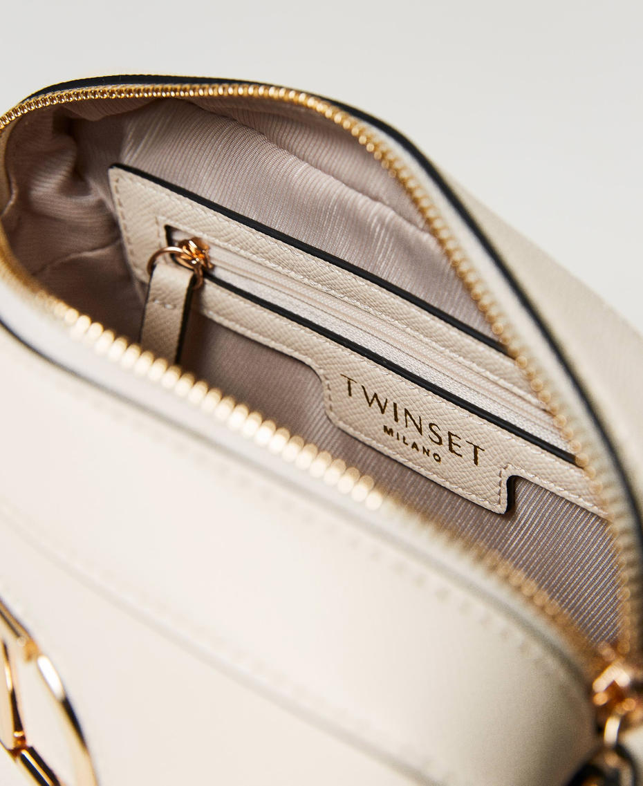 Borsa a tracolla con Oval T Avorio Donna 231TB7053_00018_04