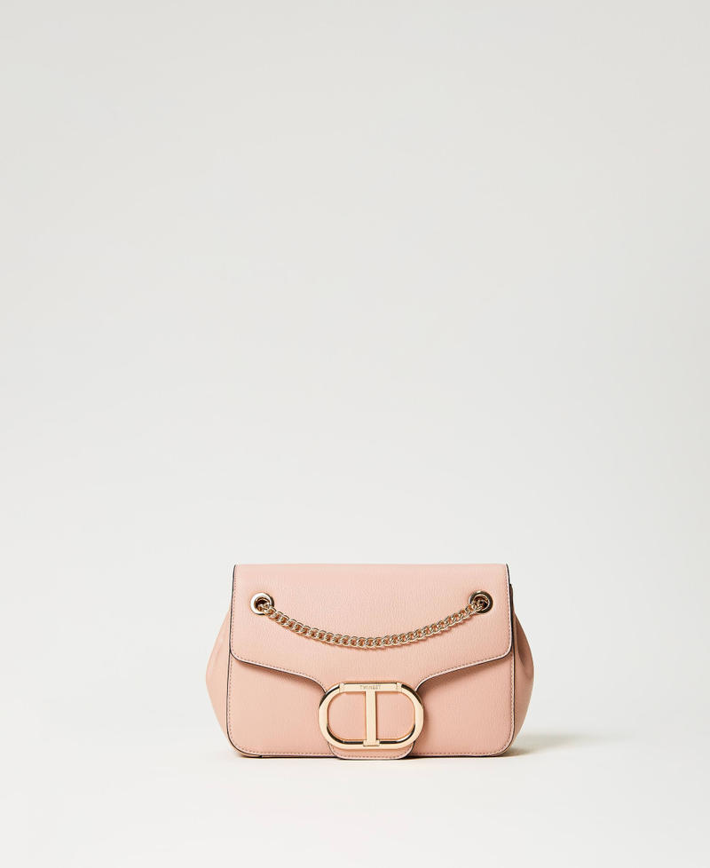 Medium shoulder bag with chain Mousse Pink Woman 231TB7061-01