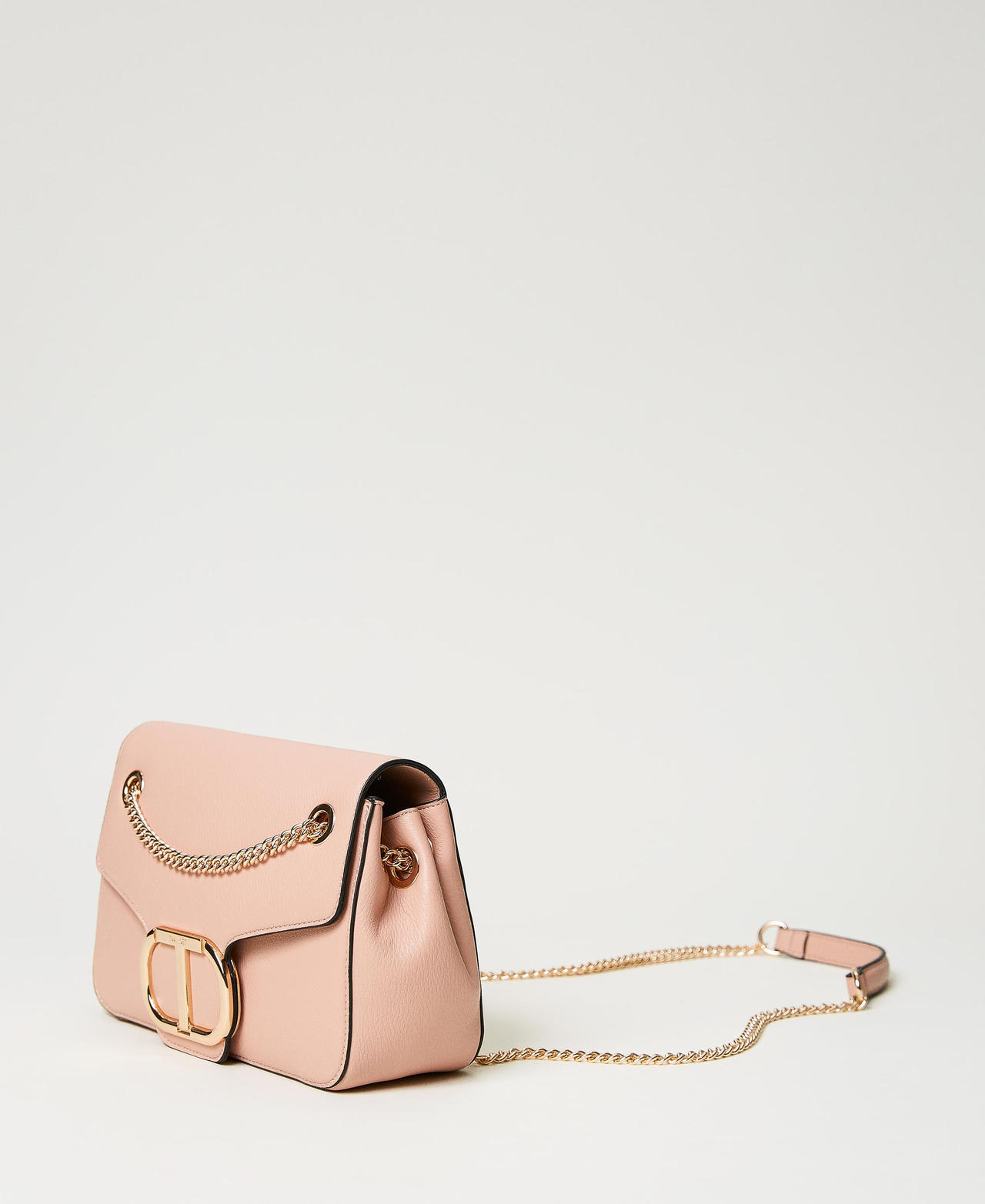 Medium shoulder bag with chain Mousse Pink Woman 231TB7061-02
