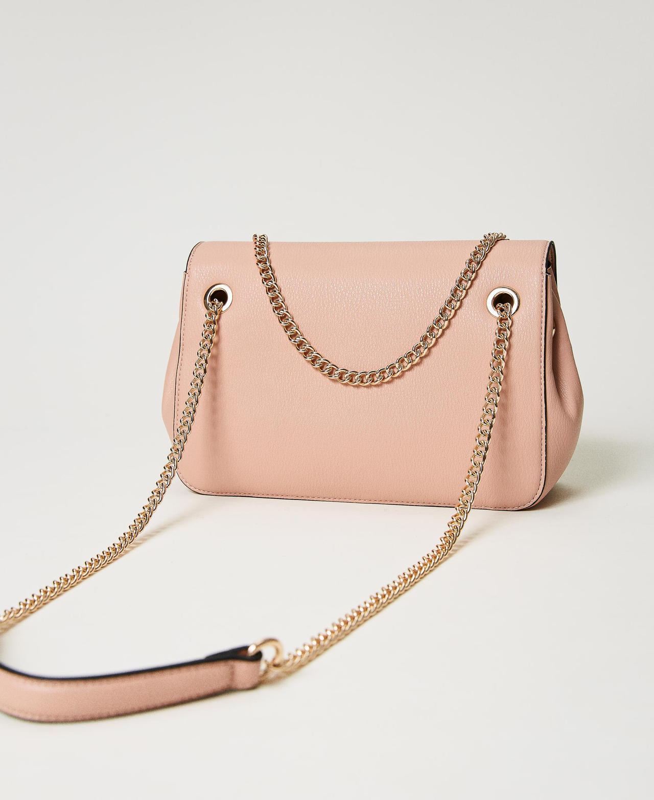 Medium shoulder bag with chain Mousse Pink Woman 231TB7061-03