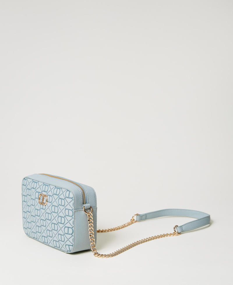 Borsa a tracolla con Oval T embossed Verde Agave Donna 231TB711C_00625_02