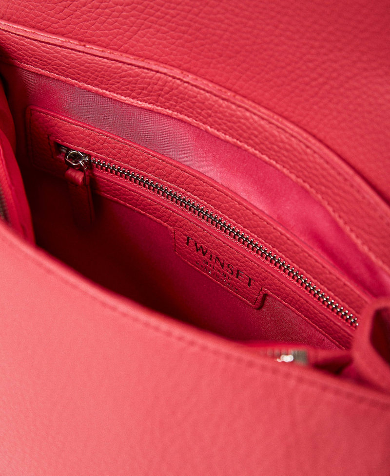 Borsa top handle ‘Joy’ in pelle Rosso "Vamp" Donna 231TB7230_10390_04