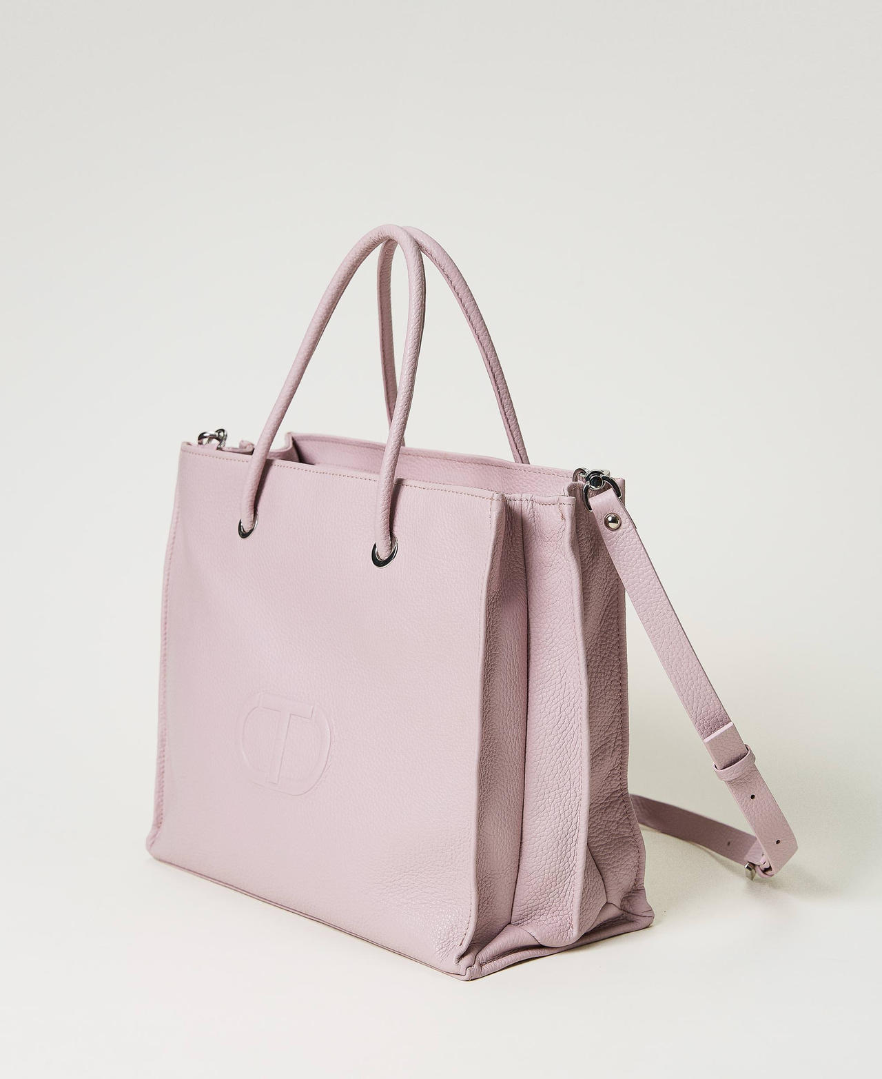 Shopper „Bella“ aus Leder „Cradle Pink“-Rosa Frau 231TB7235_10324_02