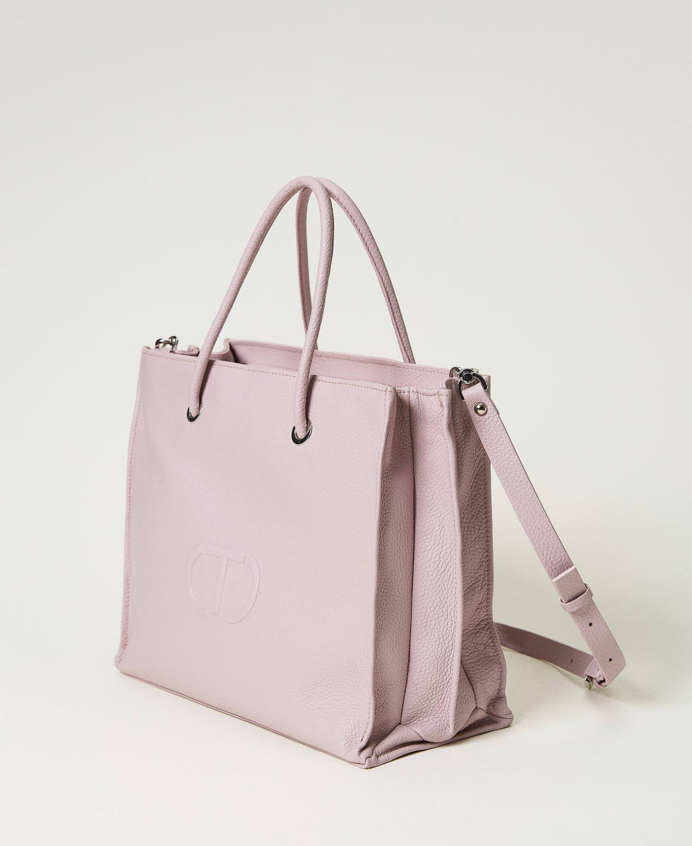 Borsa shopper 'Bella' in pelle Donna, Rosa