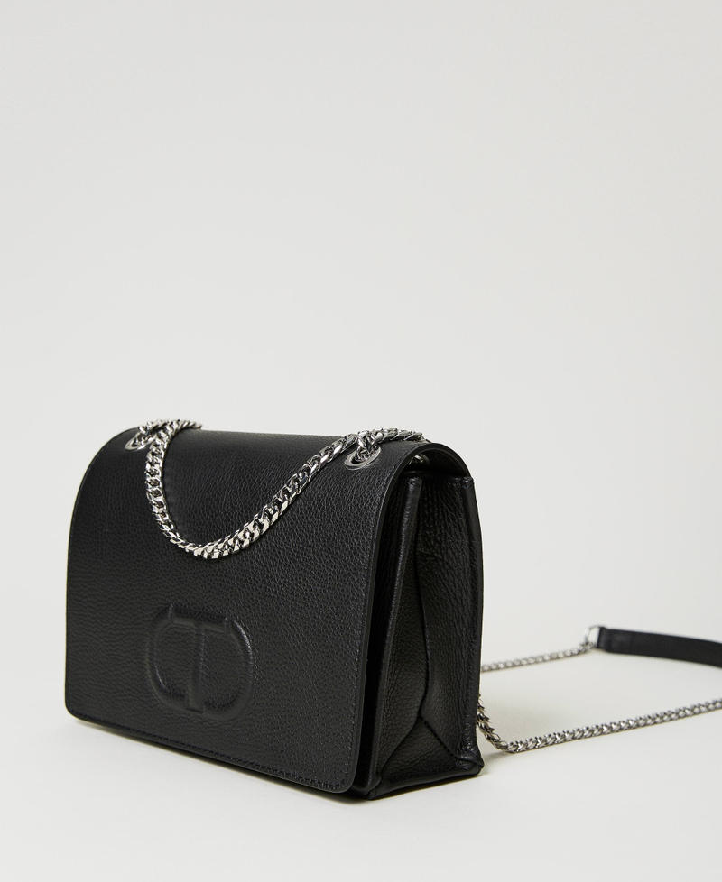 Leather shoulder bag Black Woman 231TB7236-02