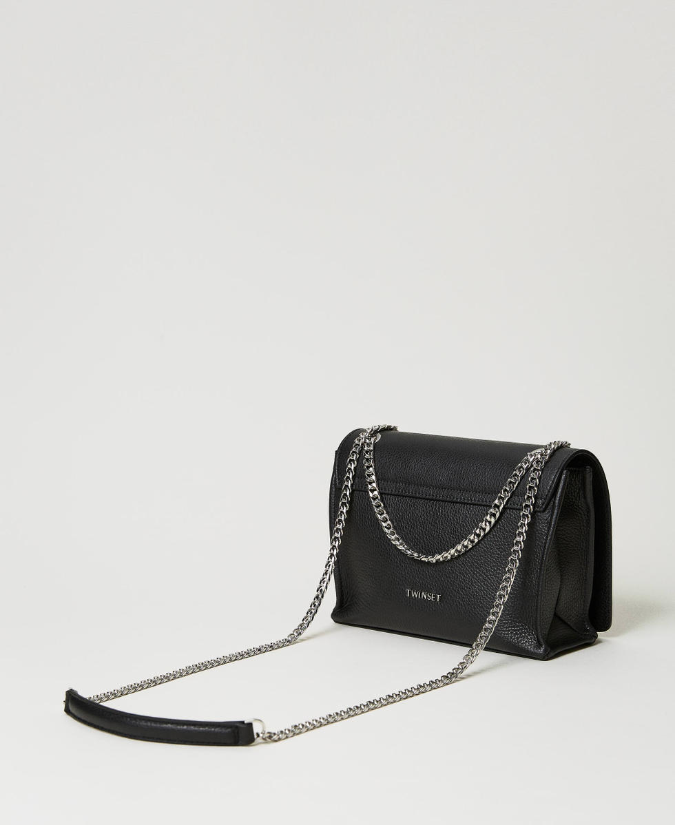 Leather shoulder bag