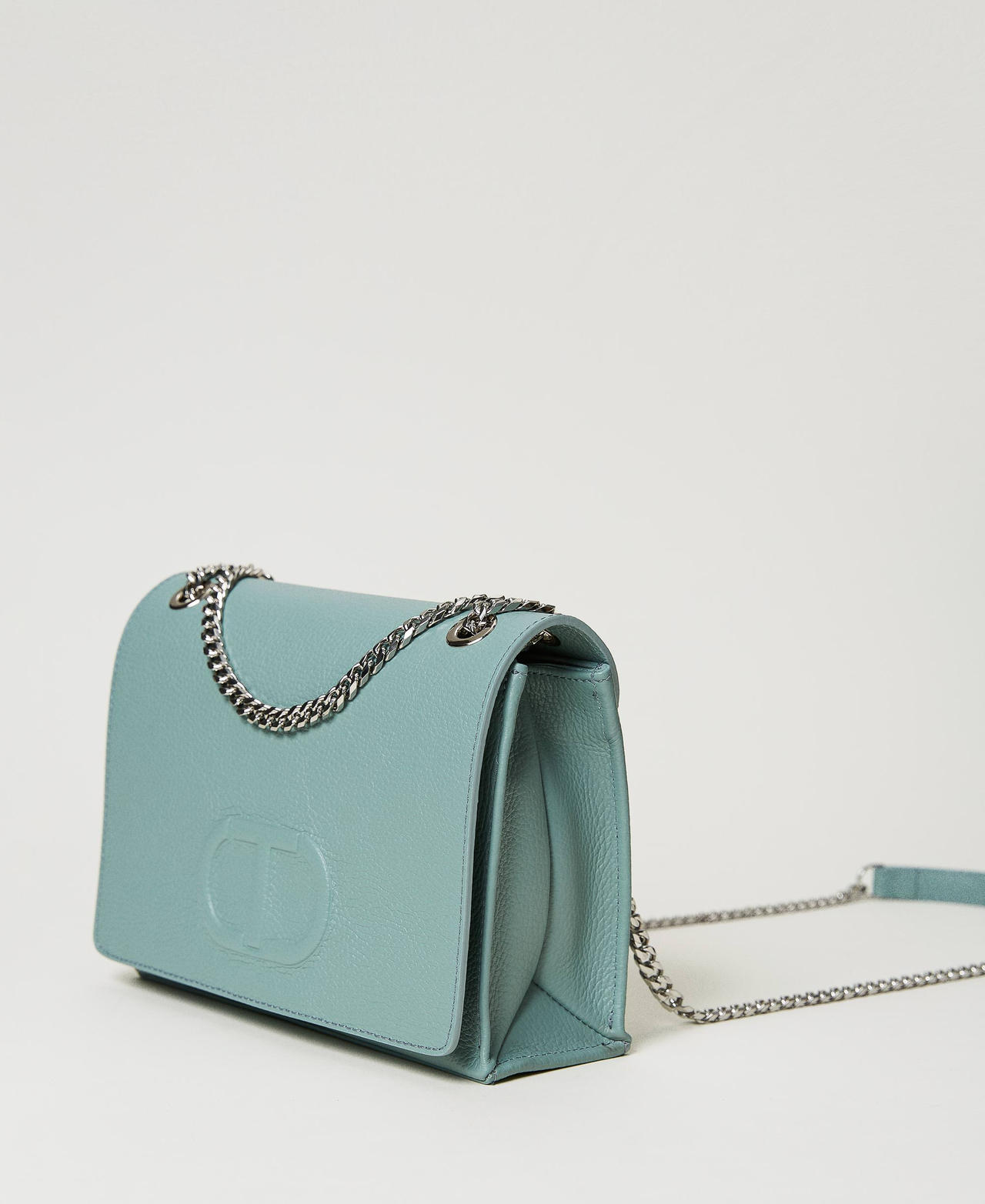 Borsa a tracolla in pelle Verde Agave Donna 231TB7236_00625_02