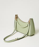 Hobo bag with torchon chains