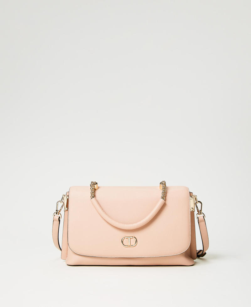 Top handle bag with torchon chains "Candy Peach" Pink Woman 231TB7244_00867_01