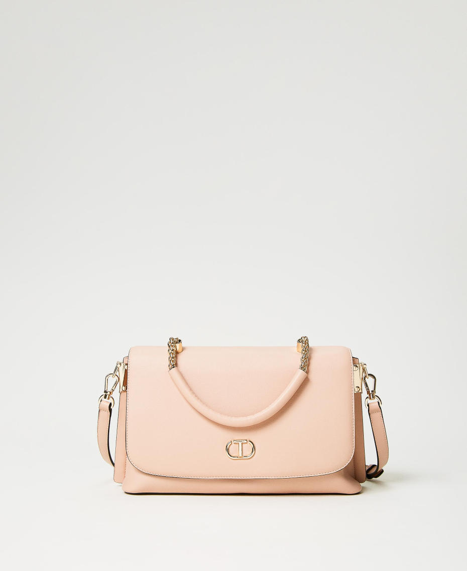 Top handle bag with torchon chains "Candy Peach" Pink Woman 231TB7244_00867_01