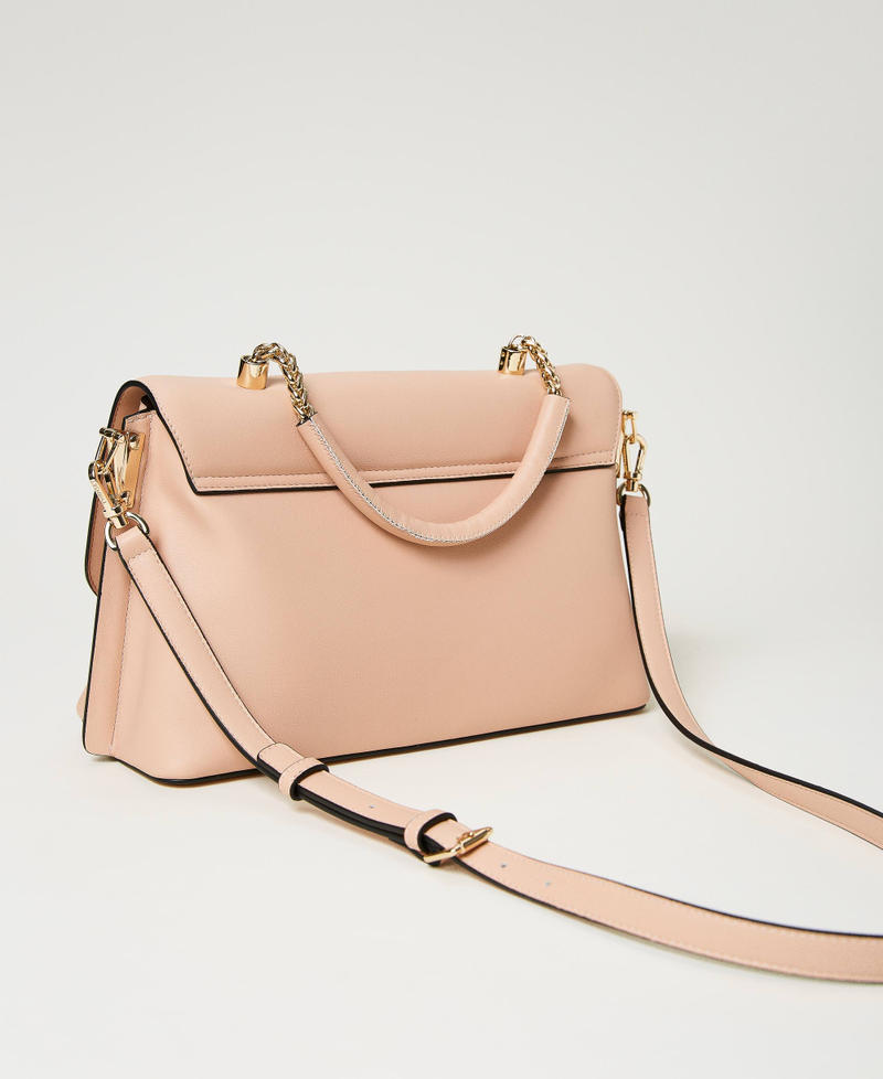 Top handle bag with torchon chains "Candy Peach" Pink Woman 231TB7244_00867_03