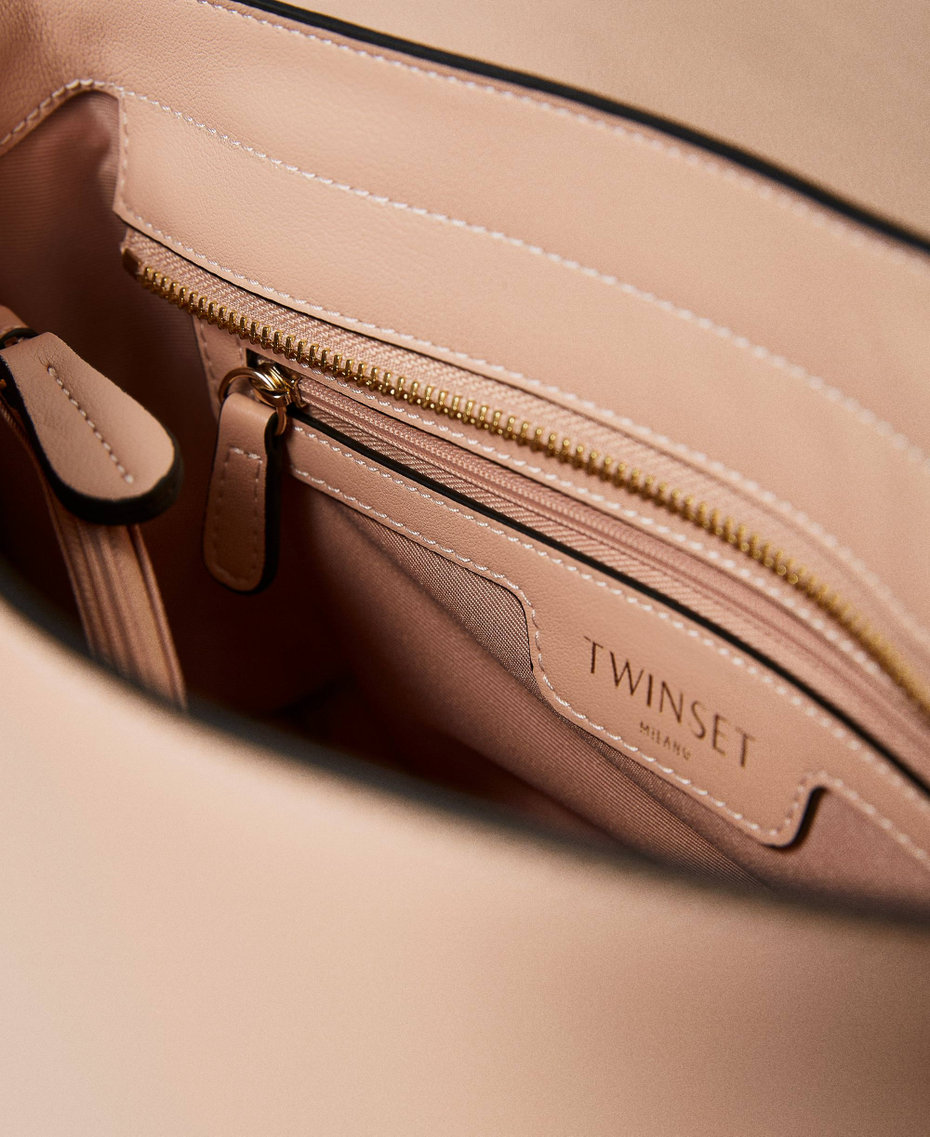Top handle bag with torchon chains "Candy Peach" Pink Woman 231TB7244_00867_04