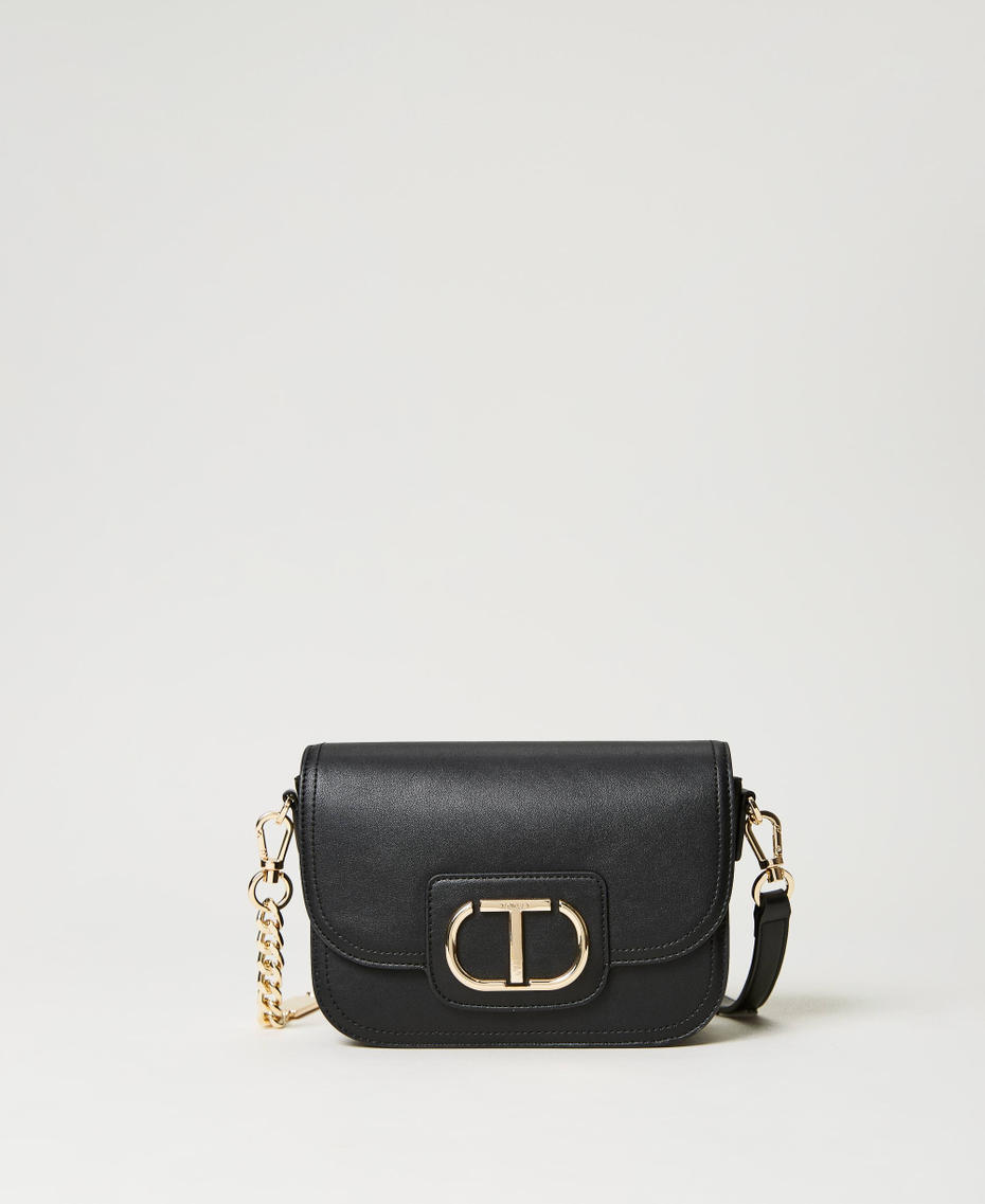 Borsa a tracolla ‘Awhi’ con Oval T Nero Donna 231TB7250_00006_01