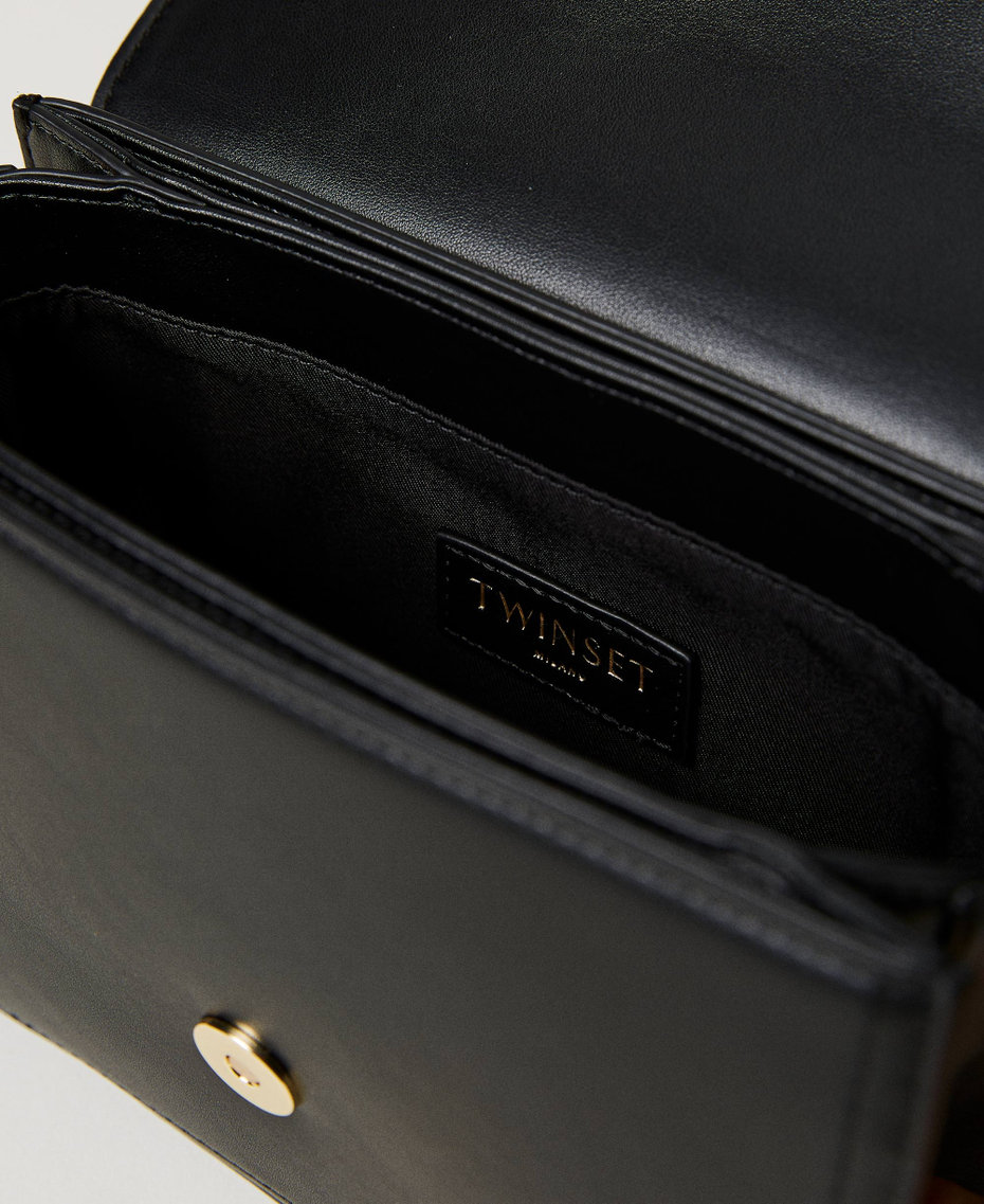 Borsa a tracolla ‘Awhi’ con Oval T Nero Donna 231TB7250_00006_04