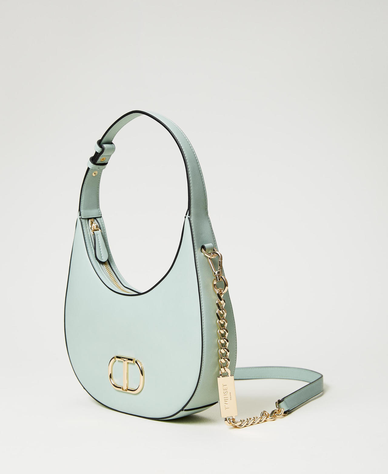 Borsa a tracolla ‘Moon’ con Oval T Verde Agave Donna 231TB7254_00625_02