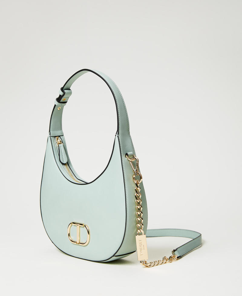 Borsa a tracolla ‘Moon’ con Oval T Verde Agave Donna 231TB7254_00625_02