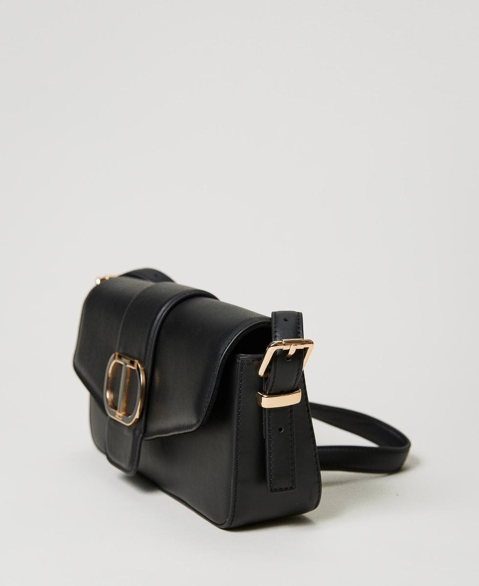 Borsa a tracolla Amie grande in pelle Donna Nero TWINSET Milano