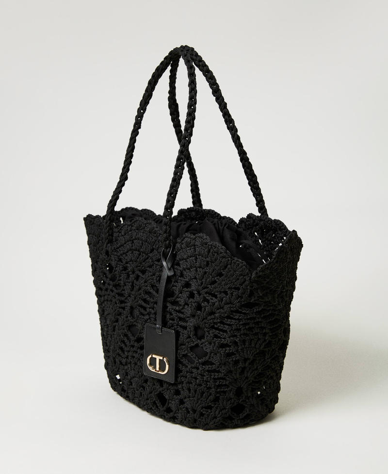 Crochet shopper Black Woman 231TB7350-02