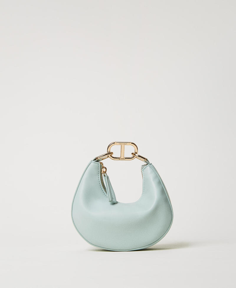 ‘Mini Croissant’ bag with Oval T closure Agave Green Woman 231TB7360_00625_01