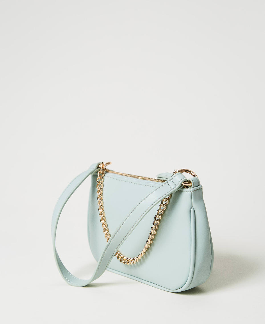 Borsa a tracolla ‘Petite’ con Oval T Verde Agave Donna 231TB7361_00625_03