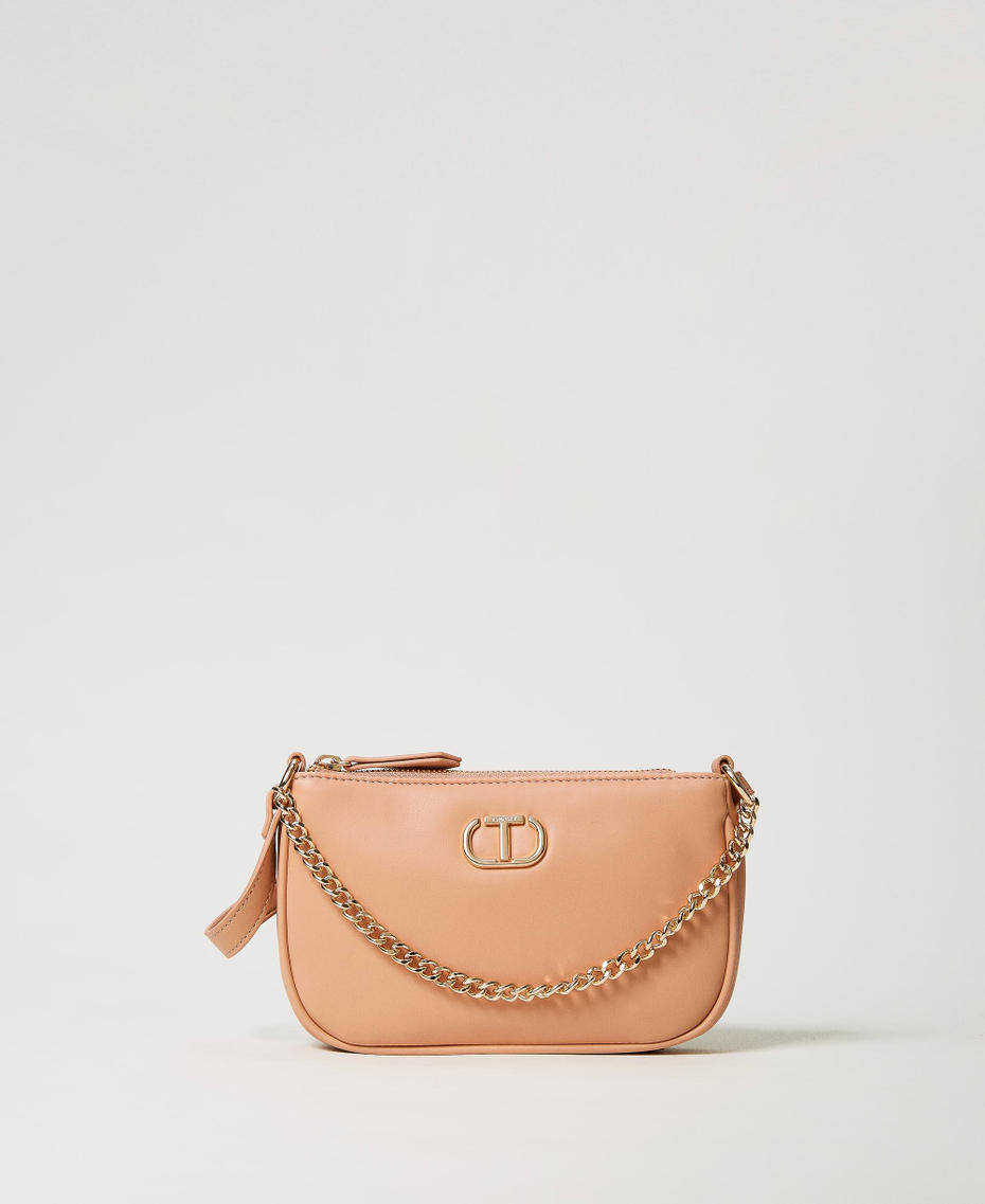 Borsa a tracolla ‘Petite’ con Oval T Pink Mousse Donna 231TB7361_03895_01