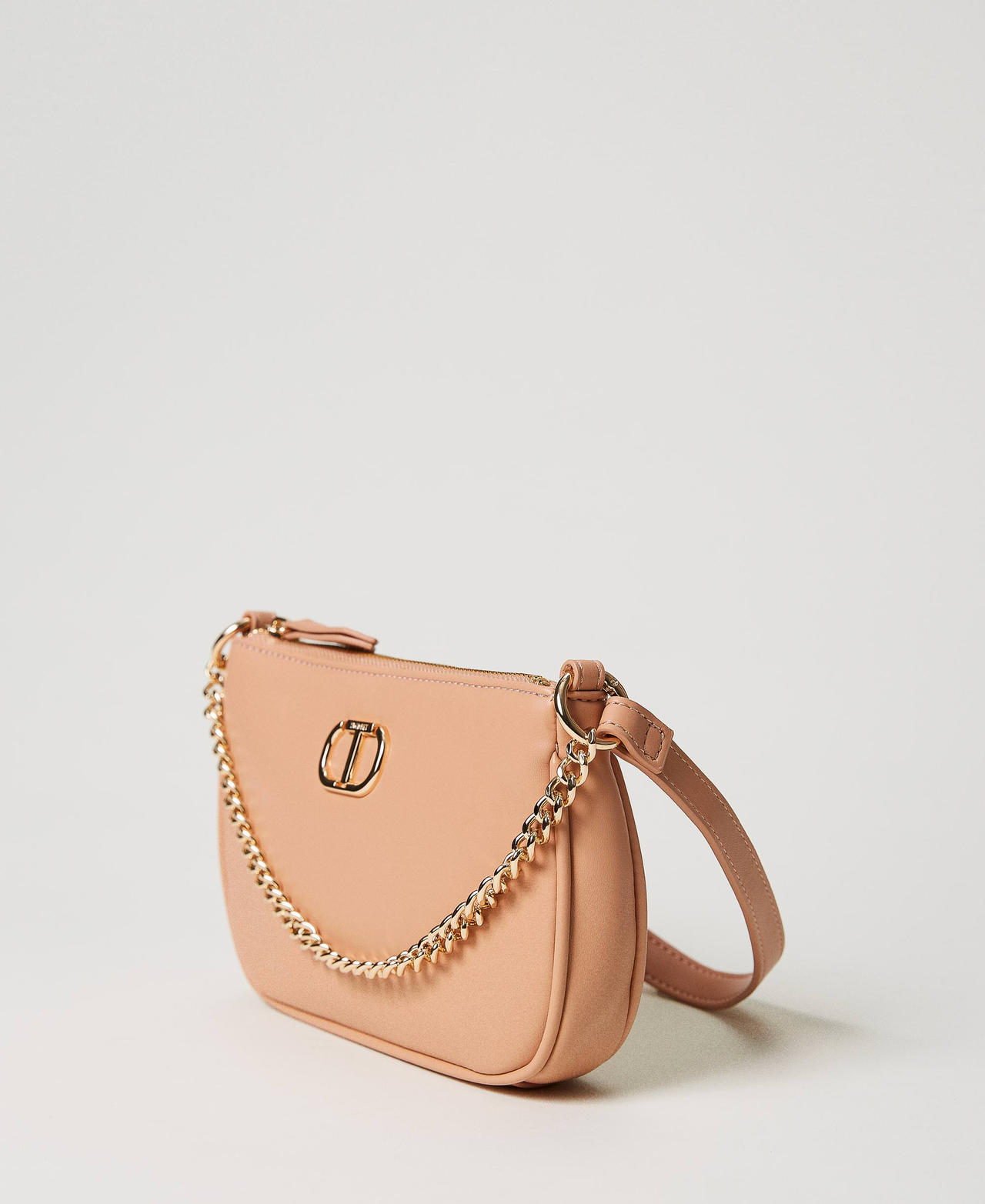 Borsa a tracolla ‘Petite’ con Oval T Pink Mousse Donna 231TB7361_03895_02