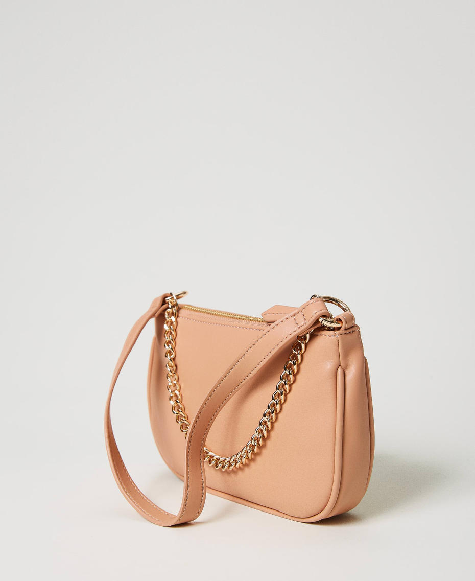 Borsa a tracolla ‘Petite’ con Oval T Pink Mousse Donna 231TB7361_03895_03