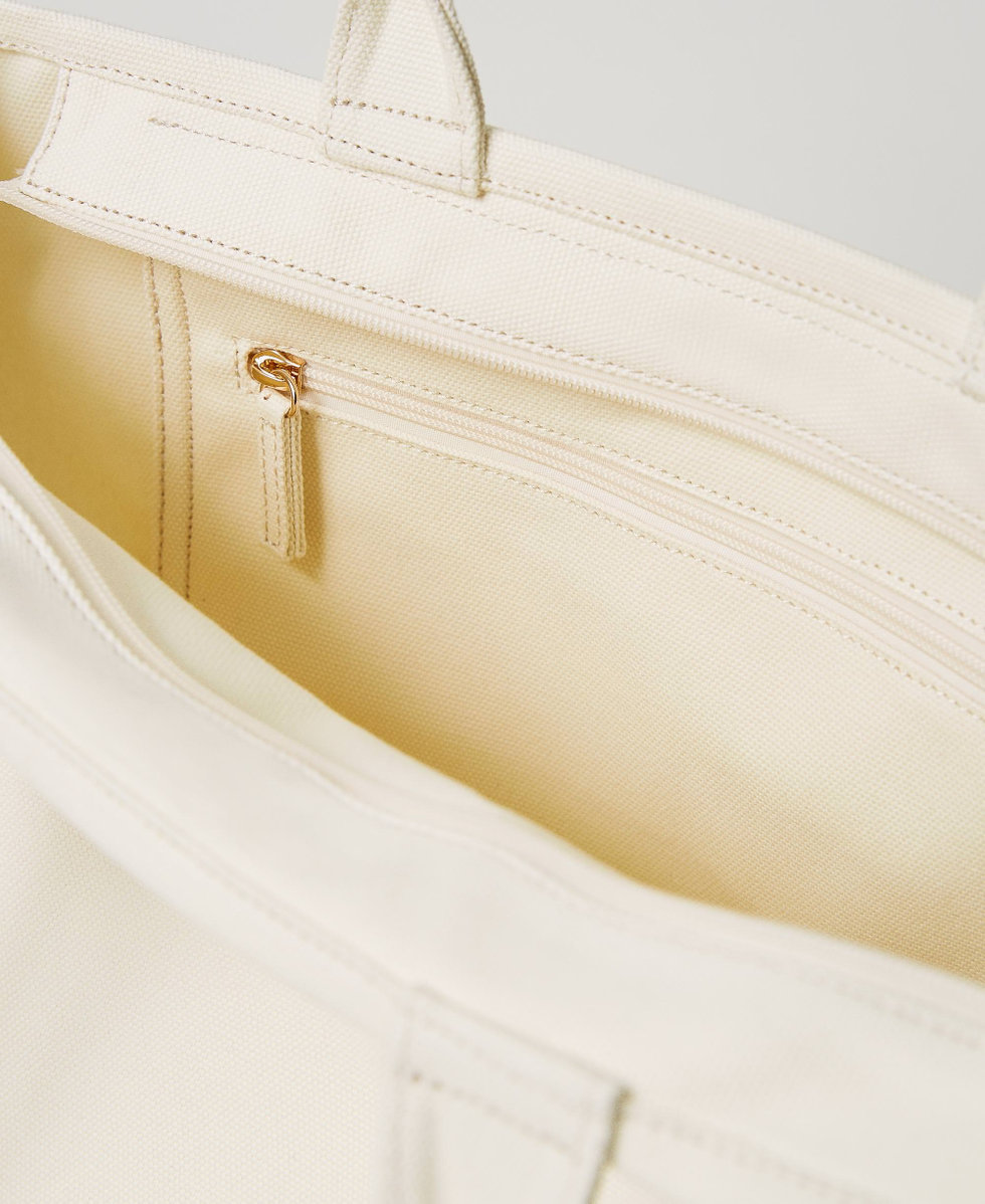 &lsquo;Bloom&rsquo; canvas shopper