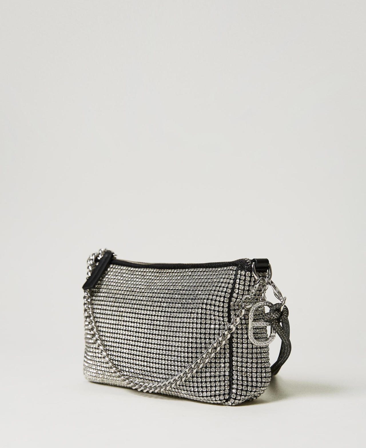 Borsa a tracolla &lsquo;Petite Jewel&rsquo; con strass
