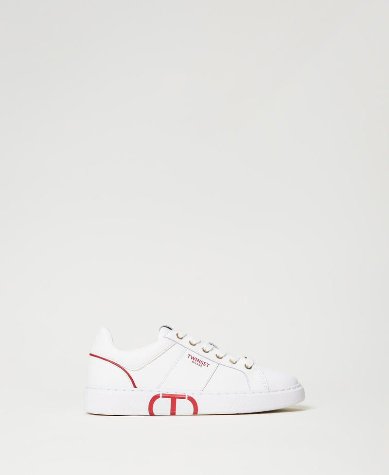 Trainers with Oval T logo