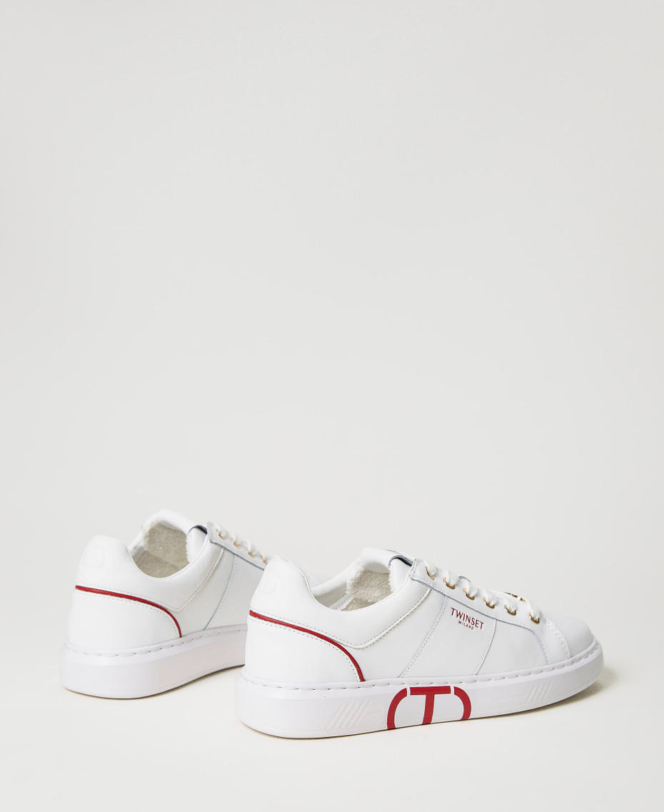 Trainers with Oval T logo