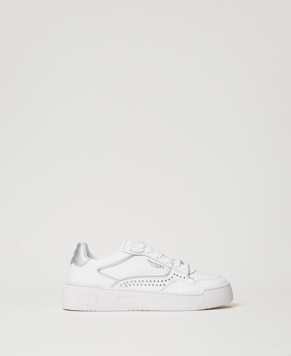 Trainers with micro studs Woman Grey TWINSET Milano