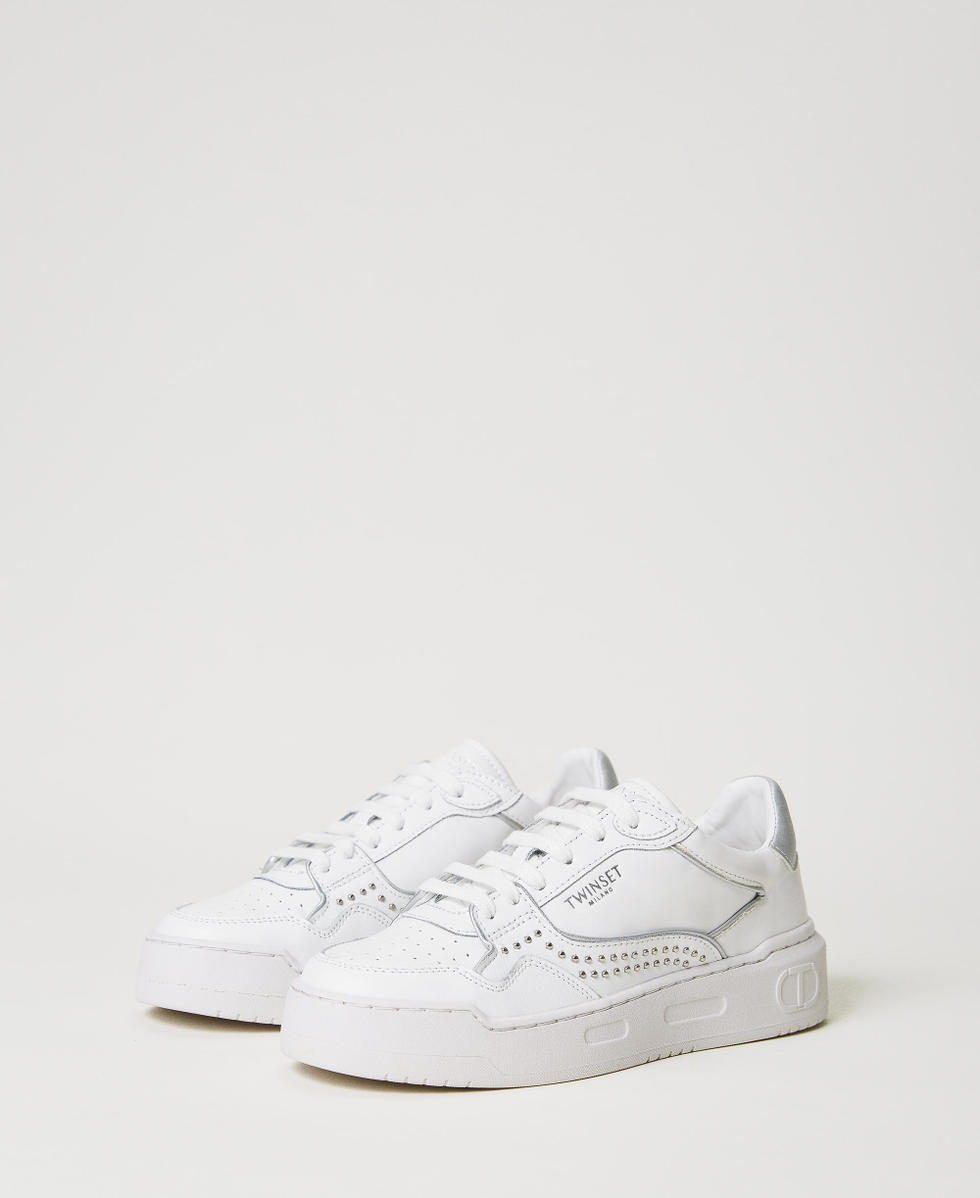 Trainers with micro studs