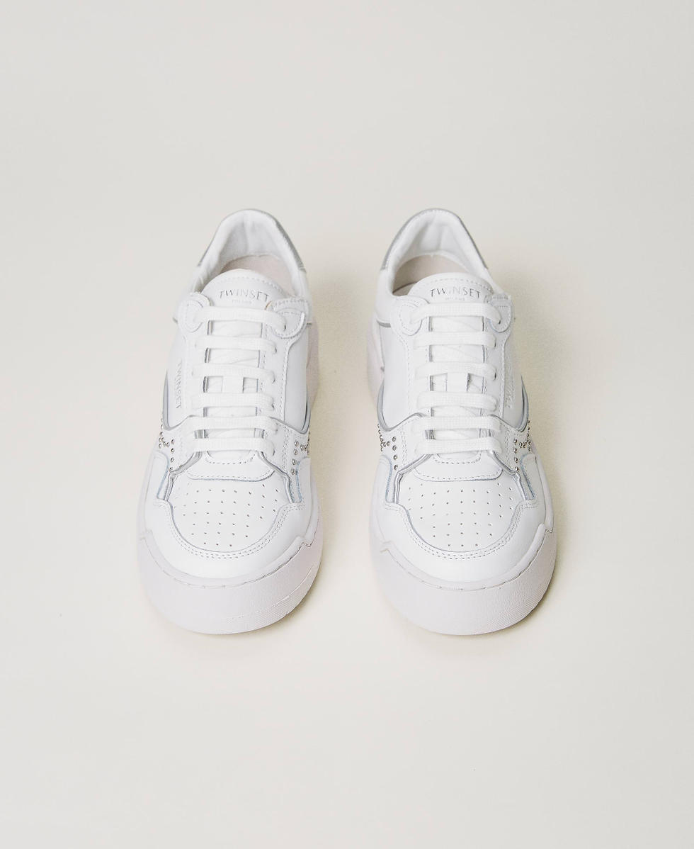 Trainers with micro studs