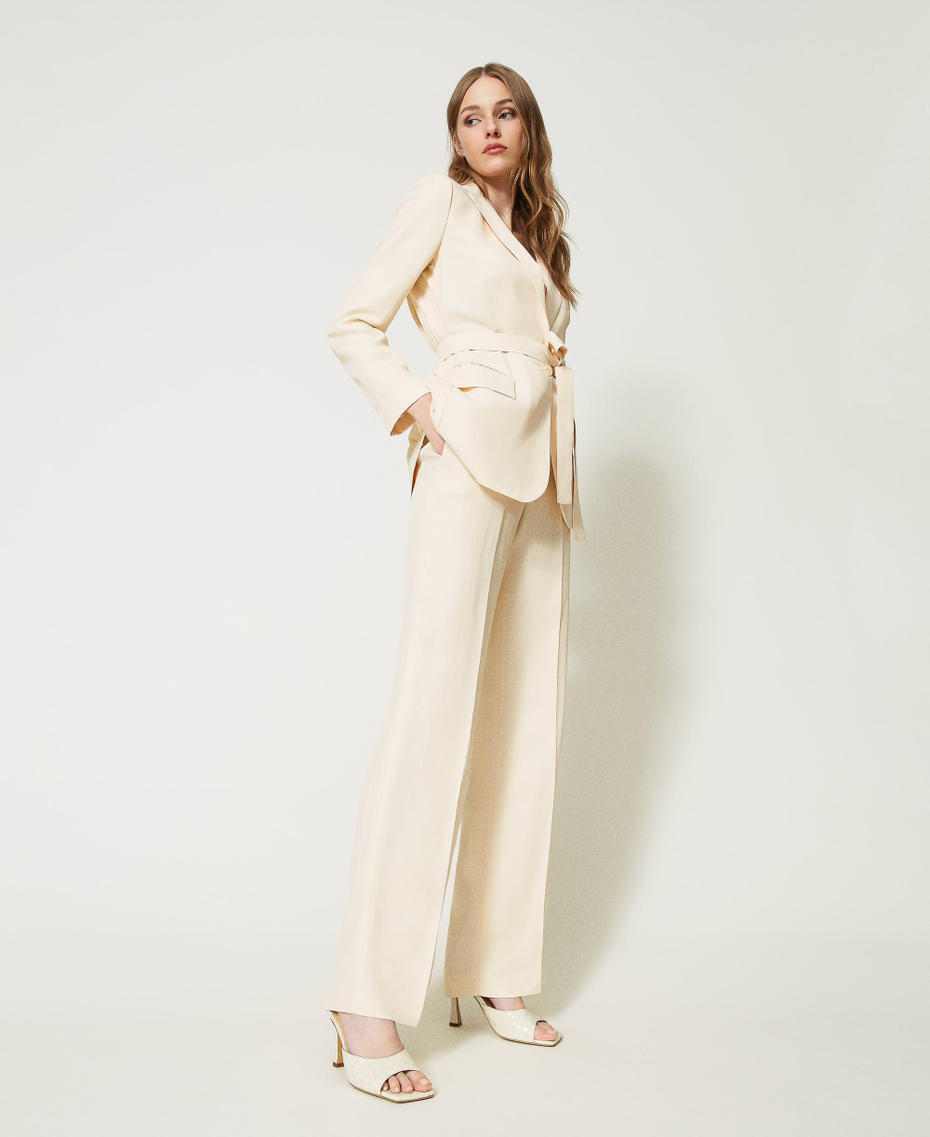 Sandales mules en cuir crocodile