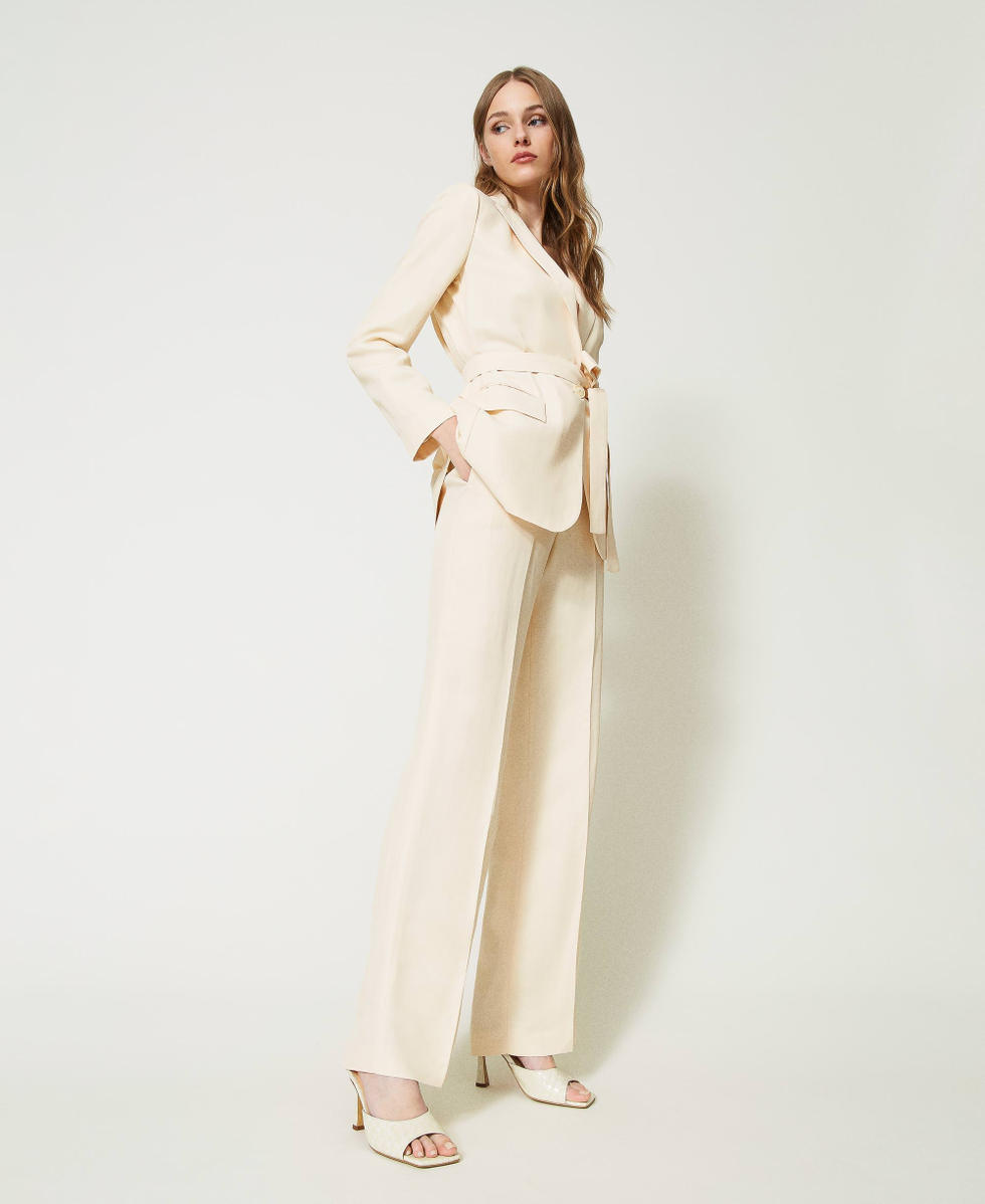 Sandali mules in pelle cocco