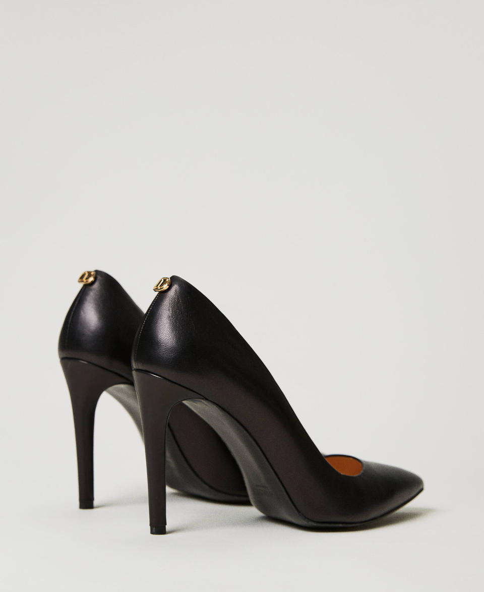Décolleté in pelle Nero Donna 231TCP230_00006_03
